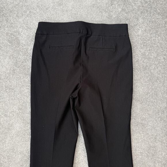 Chico's Pants Womens 0R Black Straight Leg Pull On Stretch Dress Career Work - Picture 10 of 11